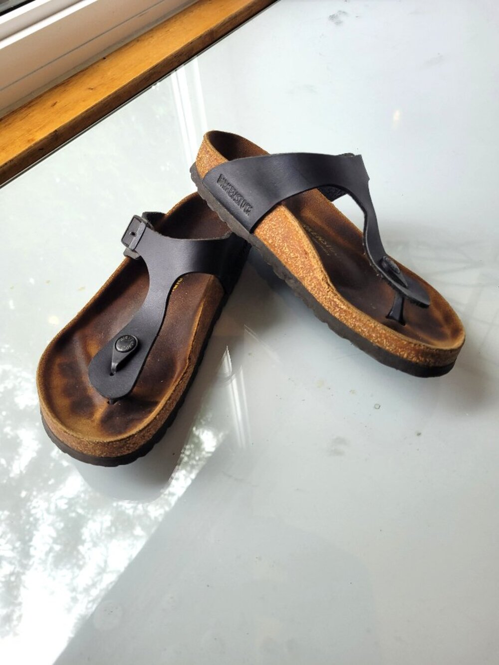 Birkenstock Gizeh Sandals Black Size 37